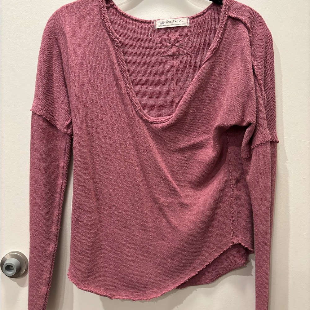 XS we the feee long sleeve light sweater